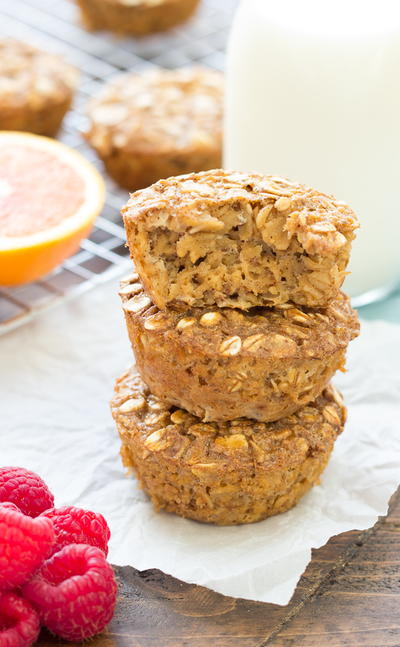 Gingerbread Baked Oatmeal Cups