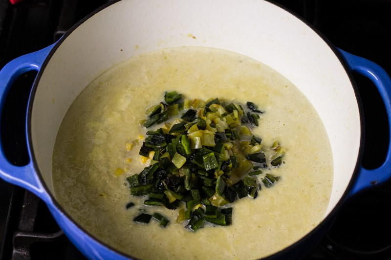 Green Chile Corn Chowder