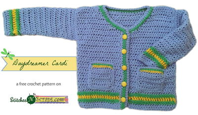 Daydreamer Crochet Baby Cardigan
