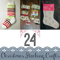 Holiday Holly Christmas Stockings | AllFreeChristmasCrafts.com