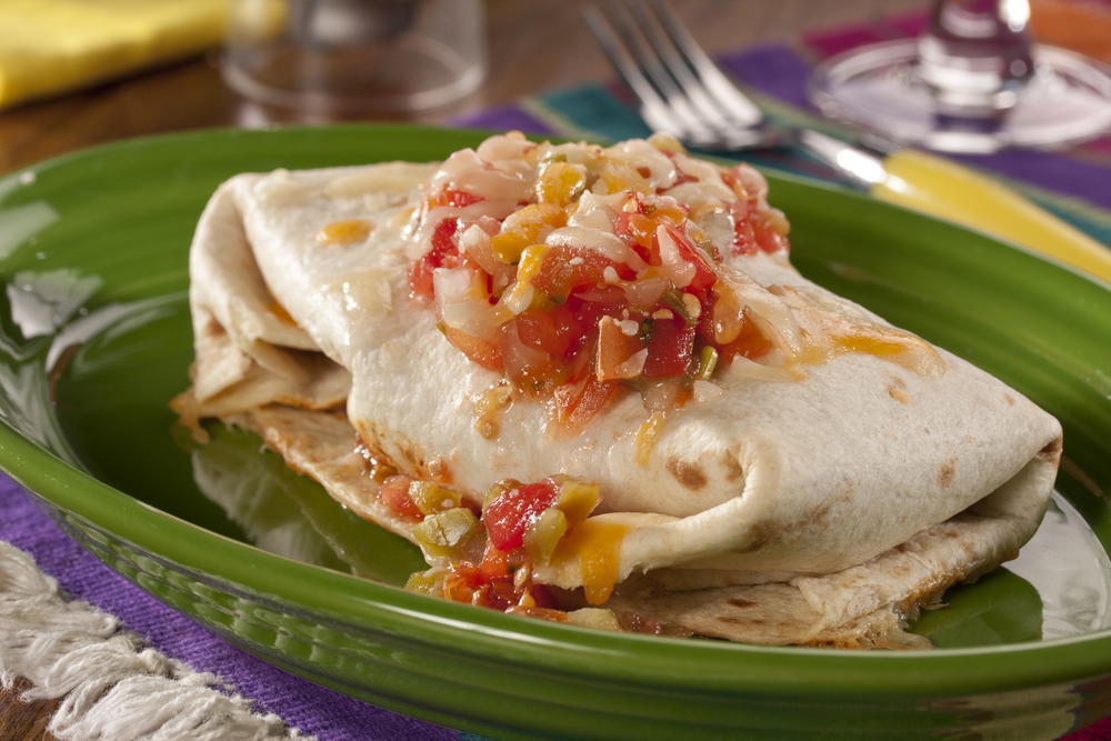 VeggieStuffed Burritos