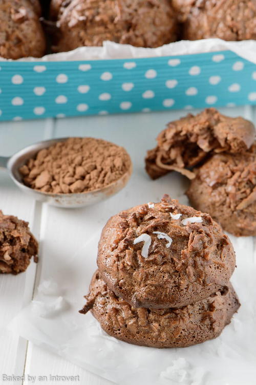 Spiced Chocolate Coconut Macaroons