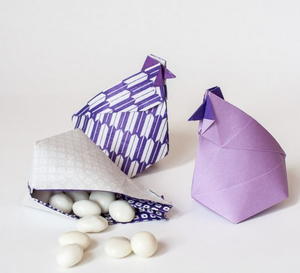 Clucking Chicken Origami Box