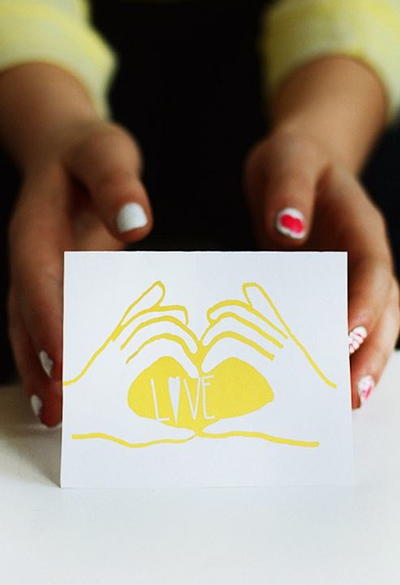 Printable Handmade Love Cards