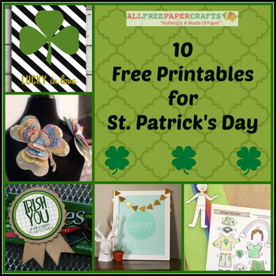 10 Free Printables for St Patricks Day