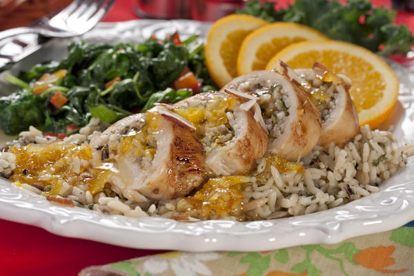 Orange-Glazed Chicken Bundles