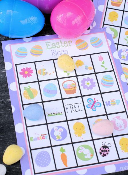 Printable Bingo Cards for Easter