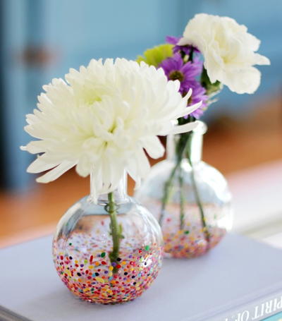 Confetti Dreams DIY Vase