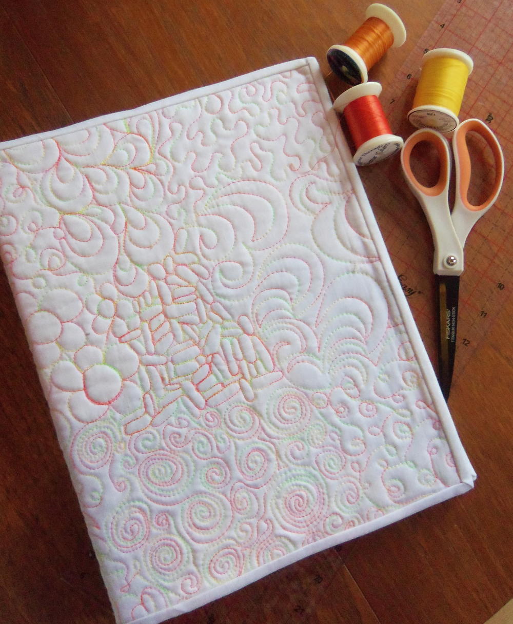 Binder Pattern Swirly Binder Cover Sewing Pattern | AllFreeSewing.com