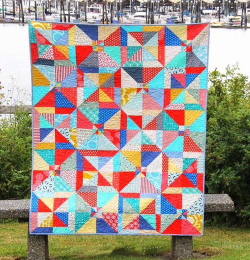 Super Easy Summer Slice Quilt Pattern