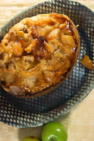 Crockpot Apple Dump Cake with Pecan Pieces | Salty Side Dish