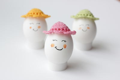Easter Egg Bonnet Crochet Pattern