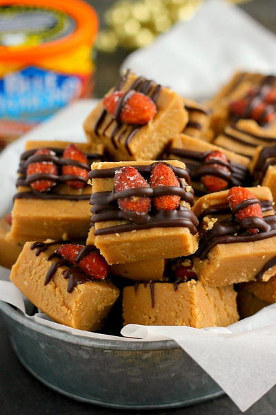 Honey Roasted Peanut Butter Almond Fudge