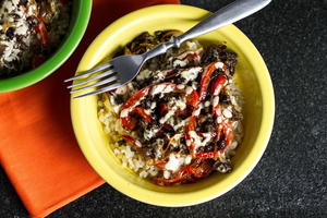 Philly Cheesesteak Rice Bowl