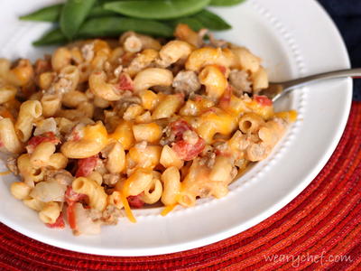 Quick and Easy Skillet Cheeseburger Macaroni