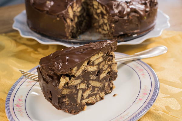 Prince Williams Favorite Chocolate Biscuit Cake
