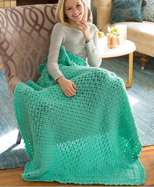 Staying Home Crochet Blanket