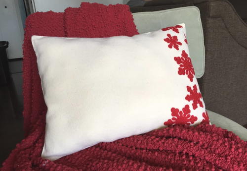 Upcycled Placemat Pillow