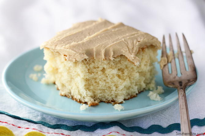 Homemade Caramel Sheet Cake