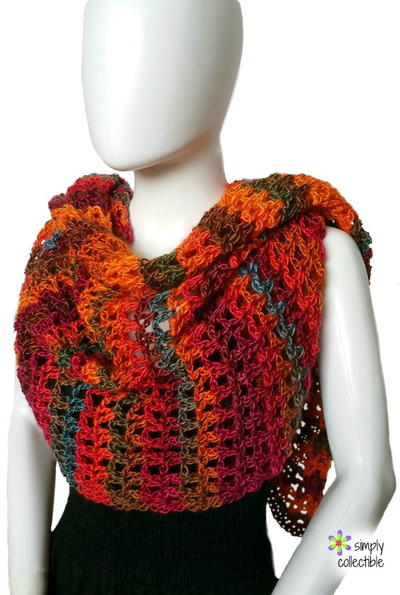 Coraline in Rio Crochet Wrap