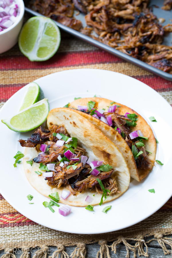 Slow Cooker Mexican Pulled Pork | FaveSouthernRecipes.com