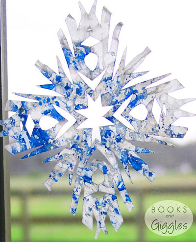 STEM Snowflake Craft | AllFreeKidsCrafts.com
