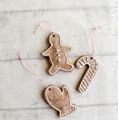 Gingerbread Salt Dough Ornaments