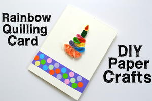 Paper Quilling Birthday Card