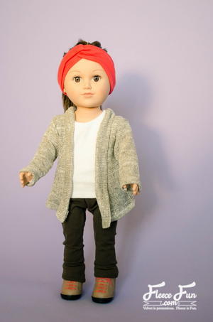 Doll Cardigan Sewing Pattern