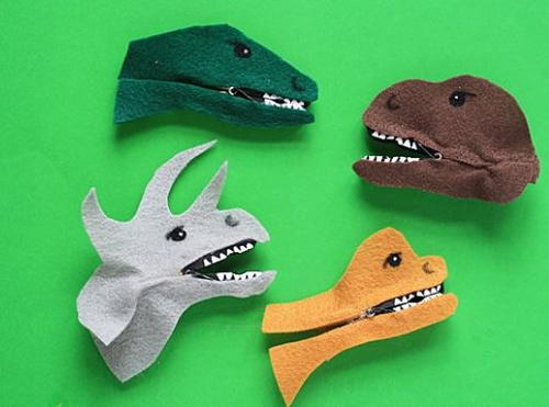 Adorable Clothespin Dinosaurs
