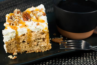 Carrot Cake Poke Cake