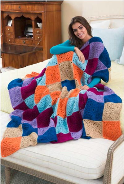 Big Hug Square Crochet Blanket