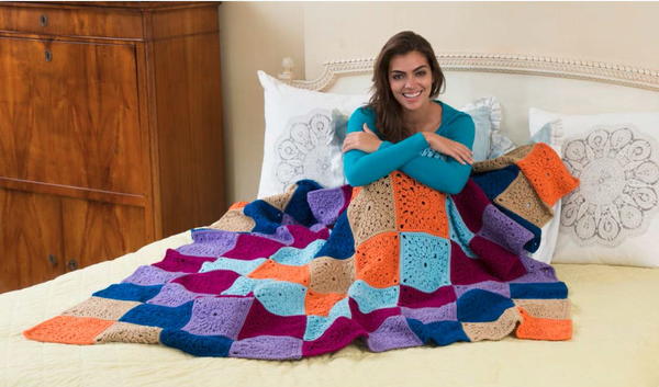 Big Hug Square Crochet Blanket