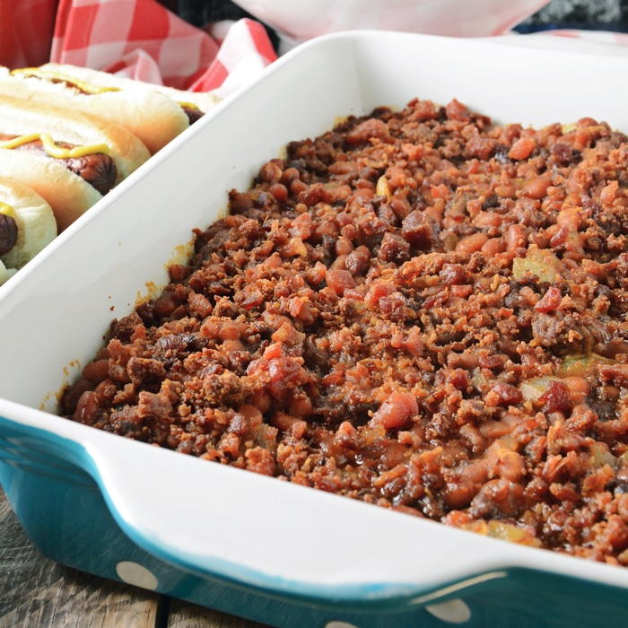Easy Cowboy Bean Recipe  FaveSouthernRecipes.com Easy Cowboy Bean Recipe  FaveSouthernRecipes.com