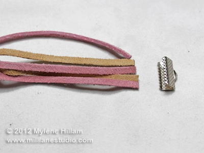 Neat Finishes for Leather Bracelet Ends