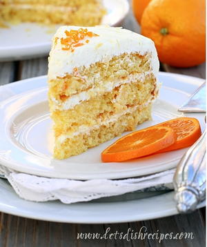 Mandarin Orange Cake with Dreamy Pineapple Frosting