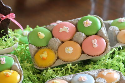Easter Cupcakes with Pastel Icing