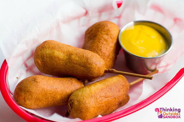 Homemade Mini Corn Dogs