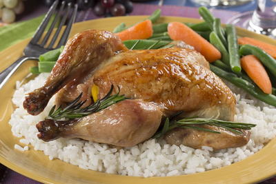 Cornish Hens in Chianti Sauce