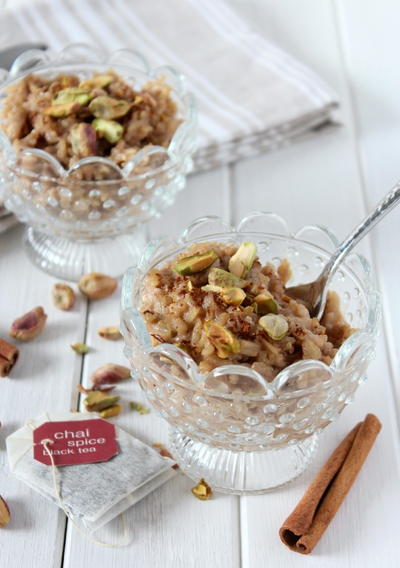 Chai Spiced Brown Rice Pudding