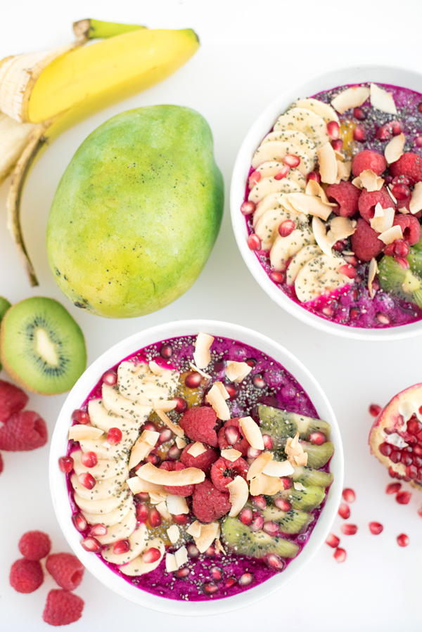 Healthy Dragonfruit Bowls