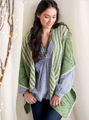 Cabled Shawl Crochet Pattern