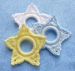 Crochet Shining Star Ornament