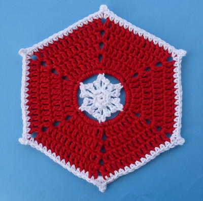 Snowflake Crochet Dishcloth