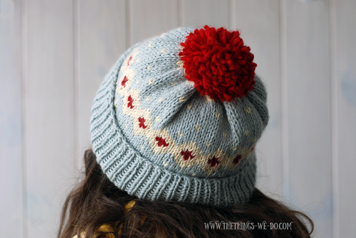 Fair Isle Pom Beanie