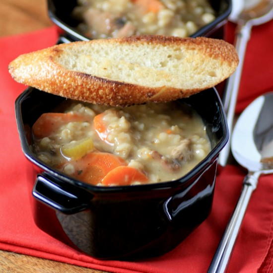 The Best Beef Barley Soup