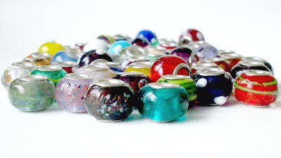 Handmade Lampwork Glass European Beads