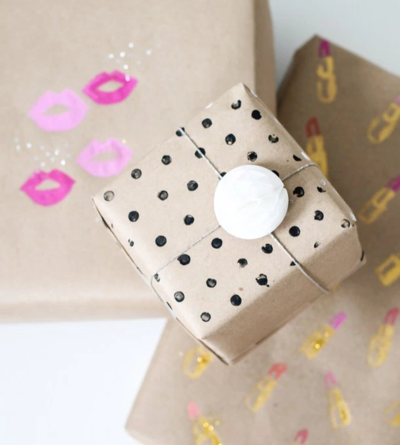 Make Your Own Kraft Paper Wrapping Paper