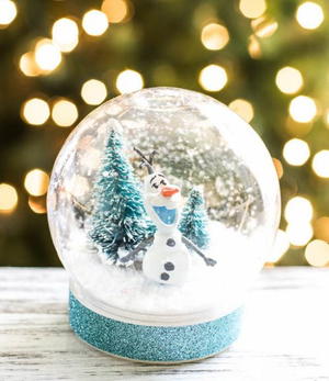 Olaf The Snowman Diy Snow Globe Allfreechristmascrafts Com