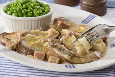 Scalloped Potatoes with Ham